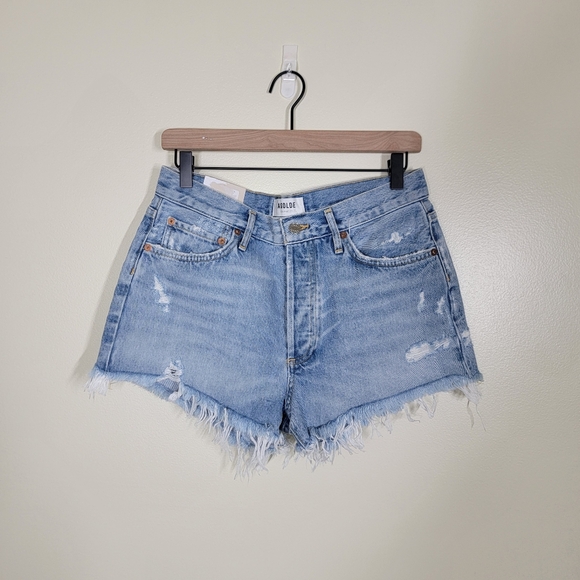 NWT Agolde Parker Short In Swampmeet Wash Size 28 - Picture 4 of 8